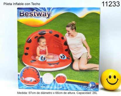 Imagen de PILETA CON TECHO ANIMALES 97X66CM (SIN CAMBIO) 11.24